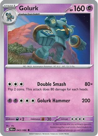 Golurk - 43/086 [SV: Black Bolt]