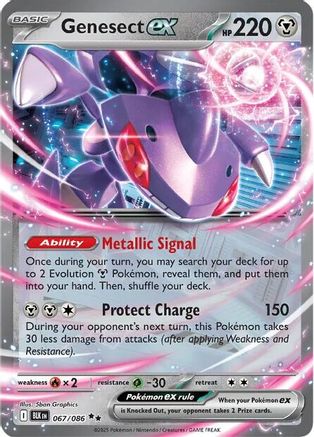 Genesect ex - 67/086 [SV: Black Bolt] - Holofoil