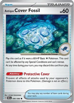 Antique Cover Fossil - 80/086 [SV: Black Bolt]