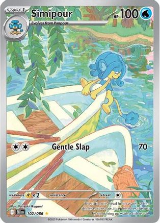 Simipour - 102/086 [SV: Black Bolt] - Holofoil