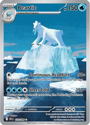 Beartic - 110/086 [SV: Black Bolt] - Holofoil