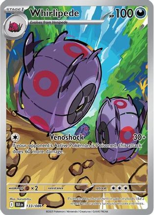 Whirlipede - 133/086 [SV: Black Bolt] - Holofoil