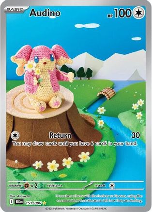 Audino - 151/086 [SV: Black Bolt] - Holofoil