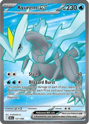 Kyurem ex - 157/086 [SV: Black Bolt] - Holofoil