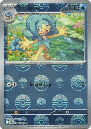 Simipour - 18/086 (Poke Ball Pattern) [SV: Black Bolt] - Holofoil