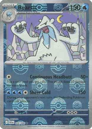 Beartic - 26/086 (Poke Ball Pattern) [SV: Black Bolt] - Holofoil