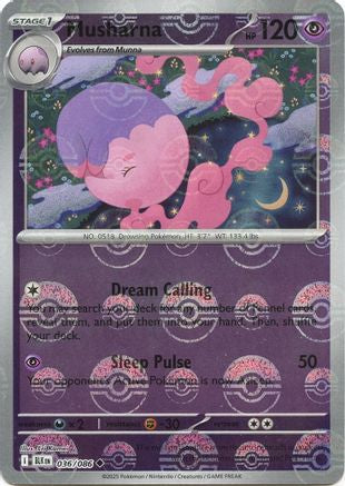 Musharna - 36/086 (Poke Ball Pattern) [SV: Black Bolt] - Holofoil
