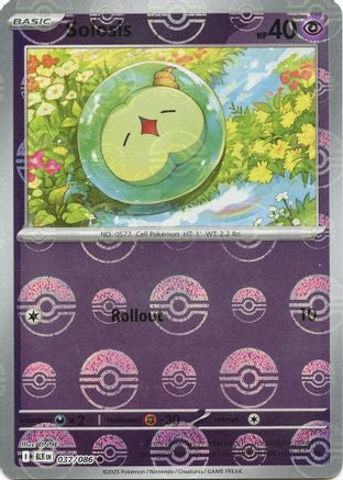 Solosis - 37/086 (Poke Ball Pattern) [SV: Black Bolt] - Holofoil