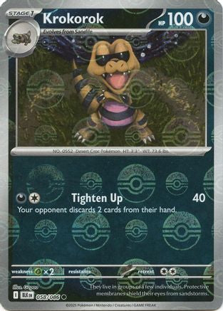 Krokorok - 58/086 (Poke Ball Pattern) [SV: Black Bolt] - Holofoil