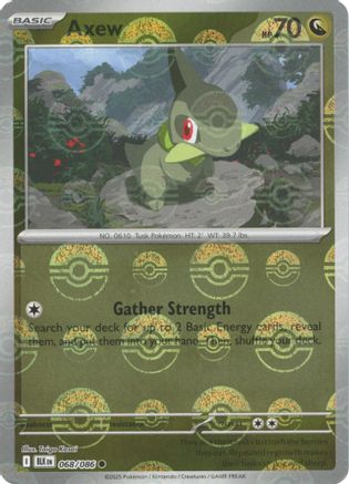 Axew - 68/086 (Poke Ball Pattern) [SV: Black Bolt] - Holofoil