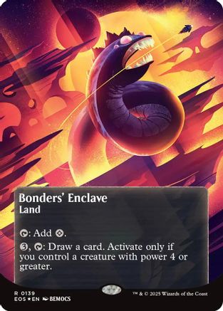 Bonders' Enclave (0136) (Borderless) (Galaxy Foil) - Edge of Eternities: Stellar Sights Foil
