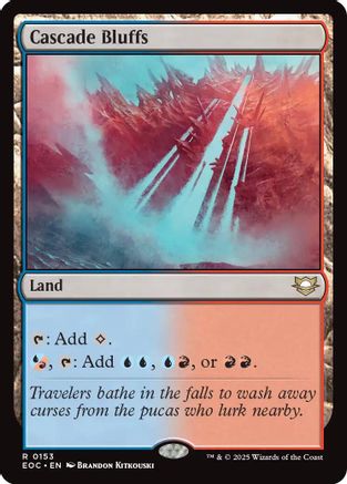 Cascade Bluffs - Commander: Edge of Eternities