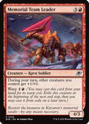 Memorial Team Leader - [Edge of Eternities]