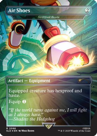 Air Shoes - Swiftfoot Boots (Rainbow Foil) [Secret Lair Drop Series] Foil