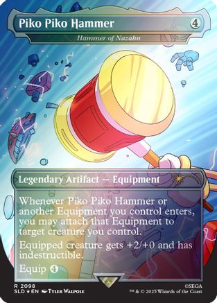Piko Piko Hammer - Hammer of Nazahn (Rainbow Foil) [Secret Lair Drop Series] Foil