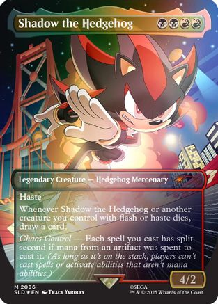 Shadow the Hedgehog (Rainbow Foil) [Secret Lair Drop Series] Foil