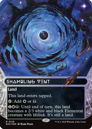 Shambling Vent (0128) (Borderless) (Galaxy Foil) - [Edge of Eternities: Stellar Sights] Foil