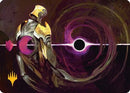 Gravkill Art Card (Gold-Stamped Planeswalker Symbol) [Art Series: Edge of Eternities]