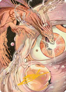 Nova Hellkite Art Card (40/54) (Gold-Stamped Signature) [Edge of Eternities Art Series]