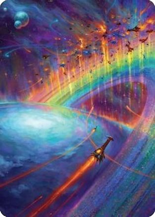 Cascading Cataracts Art Card (43/54) - Art Series: Edge of Eternities