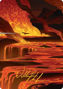 Blast Zone Art Card (Gold-Stamped Signature) - Art Series: Edge of Eternities