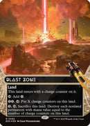 Blast Zone (0092) (Borderless) (Galaxy Foil) - Edge of Eternities: Stellar Sights Foil