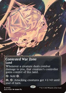 Contested War Zone (0143) (Borderless) (Galaxy Foil) [Edge of Eternities: Stellar Sights] Foil