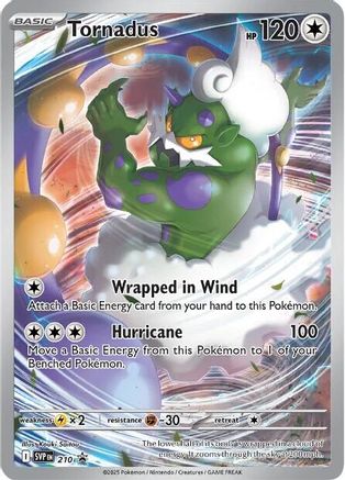 Tornadus - 210 [SV: Scarlet & Violet Promo Cards] - Holofoil