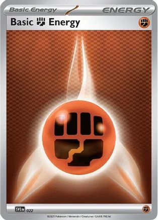 Basic Fighting Energy - 22 [SVE: Scarlet & Violet Energies]