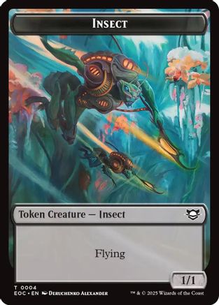 Insect // Elemental (0007) Double-Sided Token [Commander: Edge of Eternities]