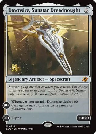 Dawnsire, Sunstar Dreadnought [Prerelease Cards] Foil