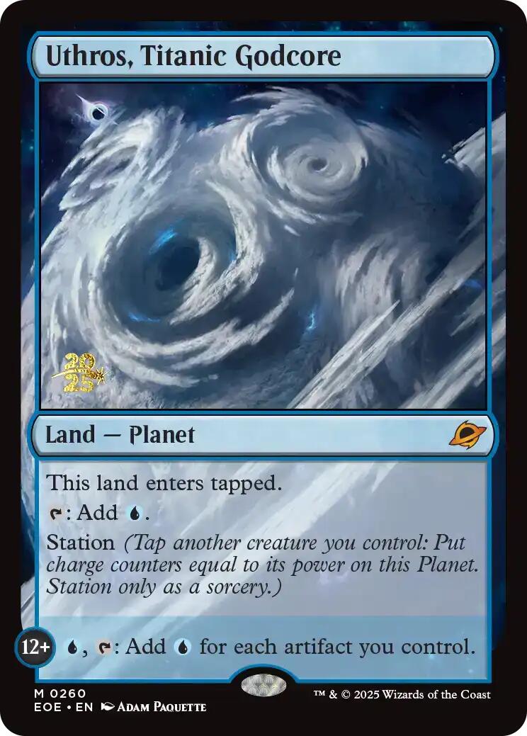 Uthros, Titanic Godcore [Edge of Eternities Prerelease Promos]