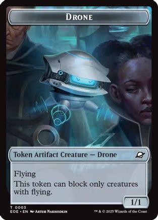 Drone // Lander (0006) Doubled-Sided Token [Edge of Eternities]