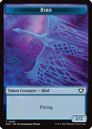 Bird // Pest Double-Sided Token - Commander: Edge of Eternities Foil