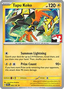 Tapu Koko - 65/191 [Prize Pack Series Cards]