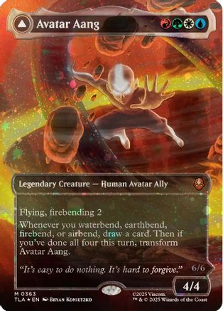 Avatar Aang (Raised Foil) - Avatar: The Last Airbender Foil