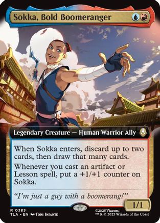 Sokka, Bold Boomeranger (Extended Art) - [Avatar: The Last Airbender]