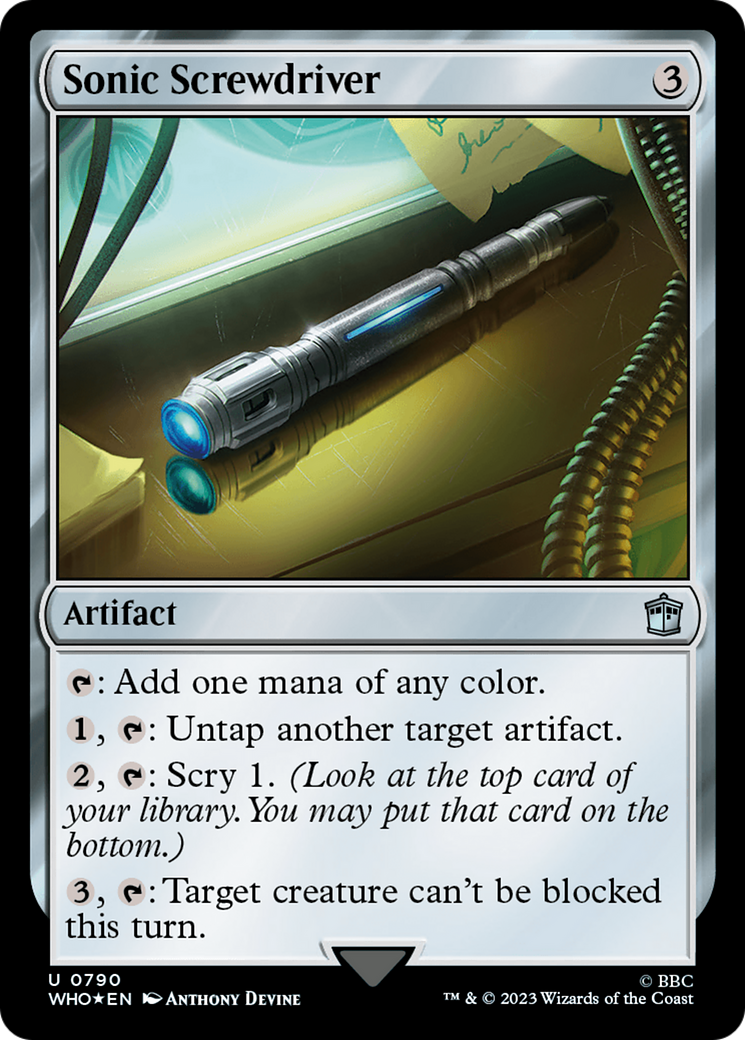Sonic Screwdriver (0790) (Surge Foil) - [Doctor Who] Foil