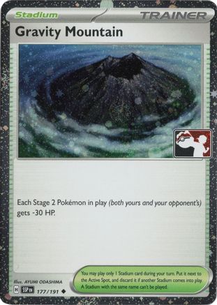 Gravity Mountain - 177/191 (Cosmos Holo) [Prize Pack Series Cards] - Holofoil
