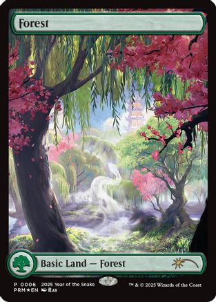 Forest (Year of the Snake 2025) [Standard Showdown Promos] Foil