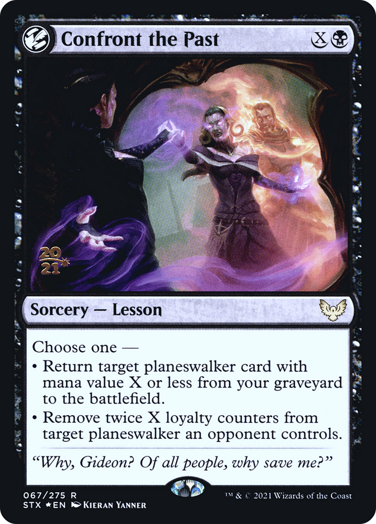 Confront the Past: (lesson) [Strixhaven: School of Mages Promos] Foil