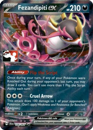Fezandipiti ex - 038/064 (Series 7) [Prize Pack Series Cards] - Holofoil