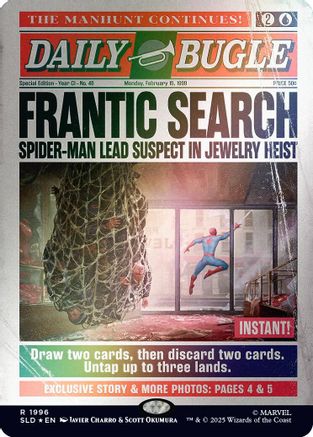 Frantic Search (1996) (Rainbow Foil) [Secret Lair Drop Series] Foil