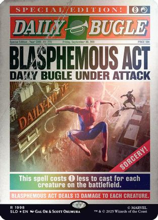 Blasphemous Act (1998) (Rainbow Foil) - Secret Lair Drop Series Foil