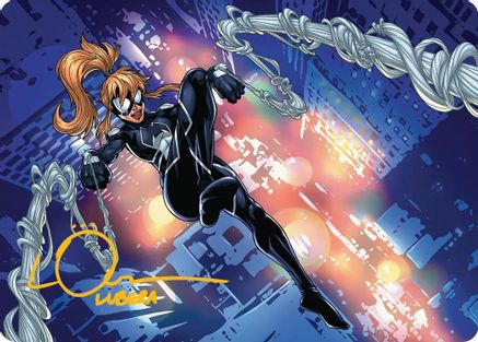 Araña, Heart of the Spider Art Card (Gold-Stamped Signature) [Art Series: Marvel's Spider-Man]