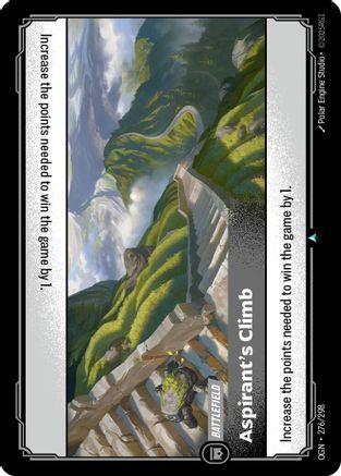 Aspirant's Climb (276/298) - Origins Foil