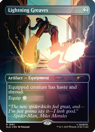 Lightning Greaves (1992) (Rainbow Foil) [Secret Lair Drop Series] Foil