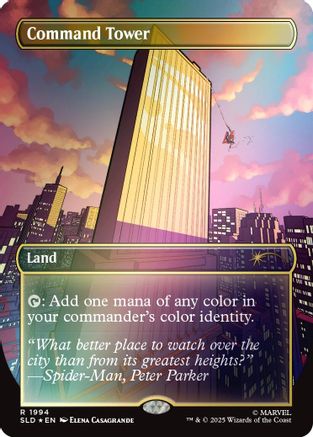 Command Tower (1994) (Rainbow Foil) [Secret Lair Drop Series] Foil