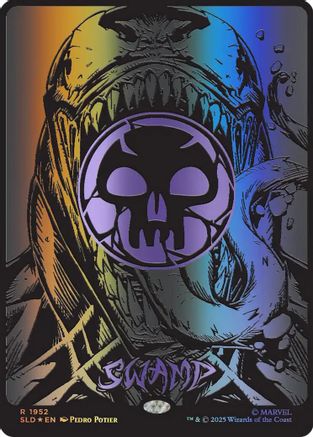 Swamp (1952) (Raised Foil) [Secret Lair Drop Series] Foil