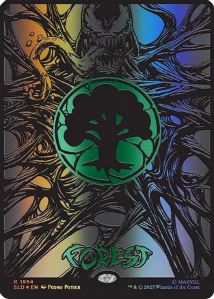 Forest (1954) (Raised Foil) [Secret Lair Drop Series] Foil